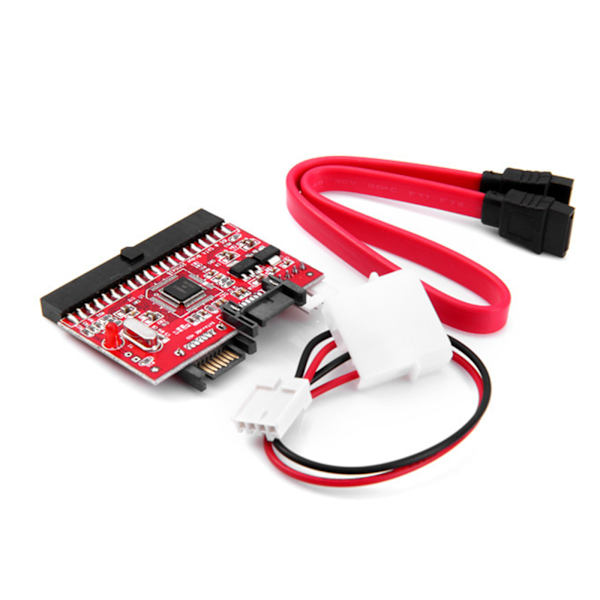 1,5 GB/S IDE till SATA-adapterkortkonverterare SATA till IDE dubbelriktad konvertering 100/133 hårddisk/CD/DVD-adapter för PC