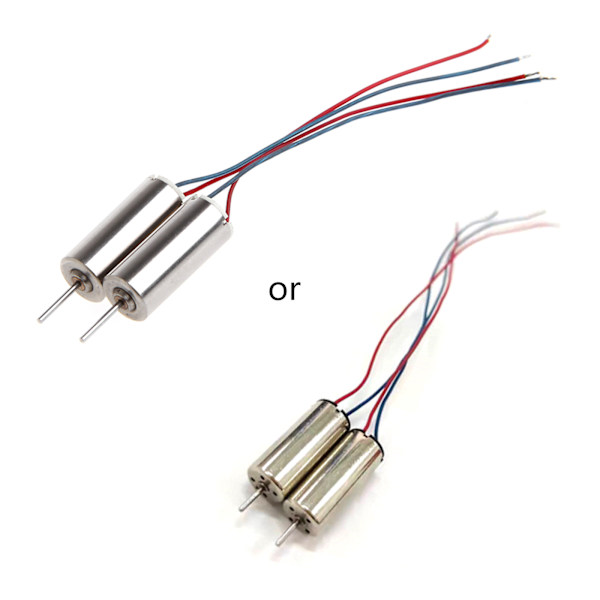 2 st DIY för DC 3.7V 50000RPM 716 Hollow Cup Motor Coreless Motor för RC Modell T