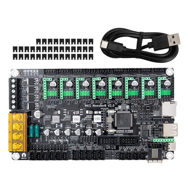Monster8 32Bit Kontrolkort 32bit 3D Printer Reparationsdel Tilbehør
