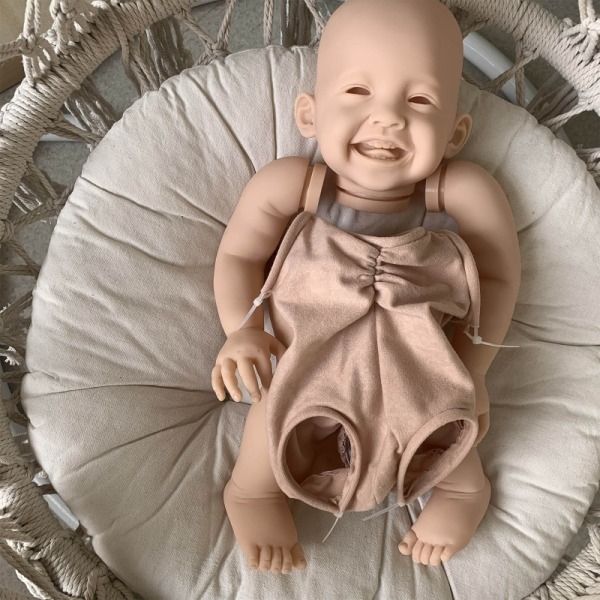23 tum oavslutad nyfödd baby Real Söker docktillbehör Omålad för dockdelar Vinyl för docka trevlig