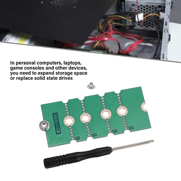 M.2 Udvidelseskort 2230 2242 2260 til 2280 SSD Adapter Solid