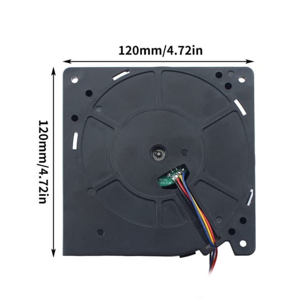 120x120x32mm 24V Køleventilator 3D Printer Dobbelt Kugleleje Køleventilator til AD 5M