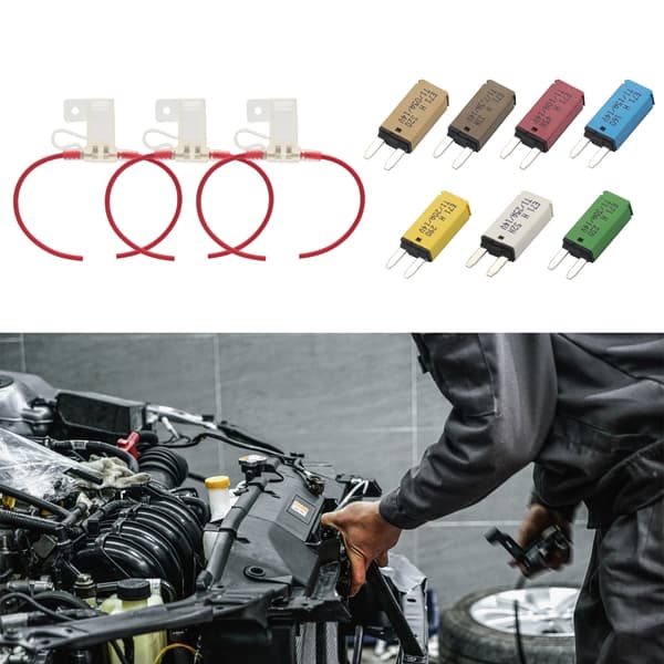 Stærk TPE PVC Sikringsholder Automatisk Reset Strømafbryder til 14VDC Systemer