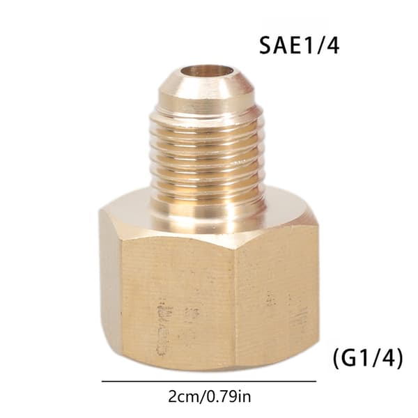 Kväveregulator Adapter Fittings Luftkonditionering Flare Reducer Adapter