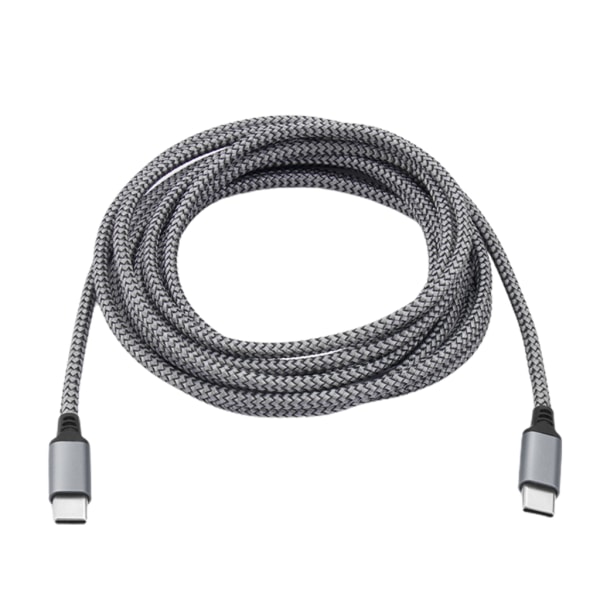 USB C till typ C Extended Link-kabel PD60W Snabbladdningsladdarekabel Dataöverföringssladd 480 Mbps för Phone Tablet Laptop 1.5m