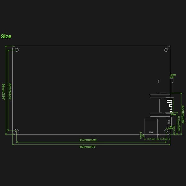 Monster8 32Bit Kontrolkort 32bit 3D Printer Reparationsdel Tilbehør