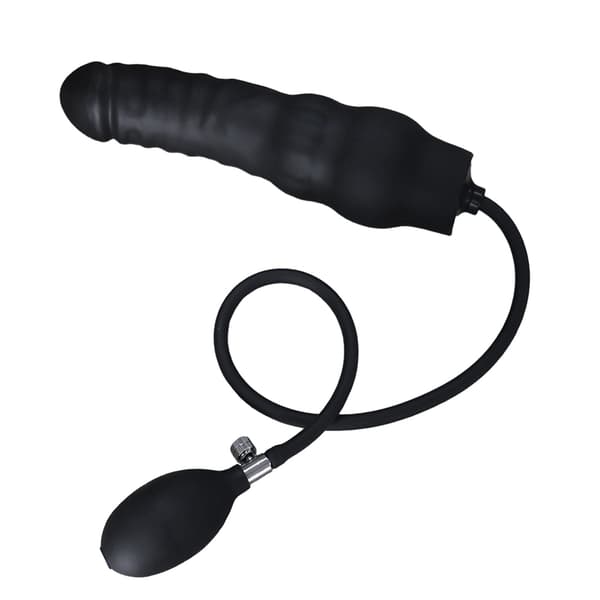 Uppblåsbar analpluggpump expander stor rumpa plugg prostatamassage analdilatator