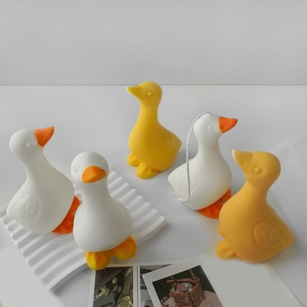 3D And Silikoneform Sød Tegneserie Dyrelysform DIY Aromaterapi Gips