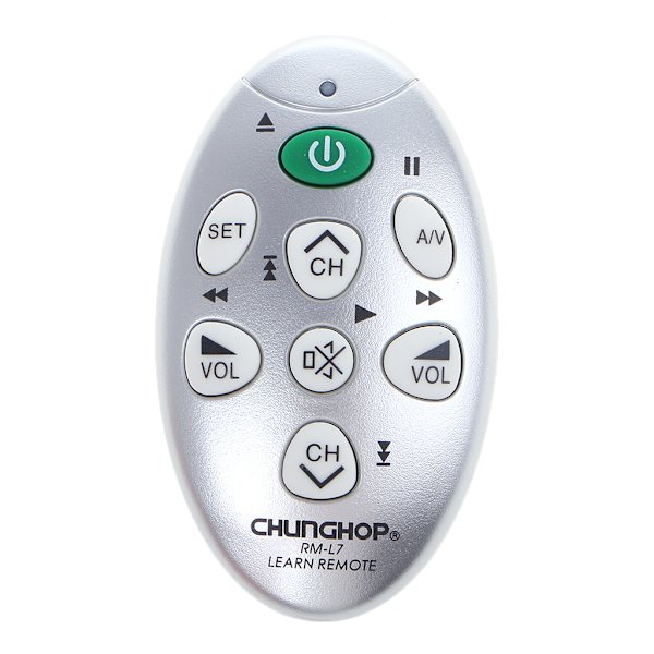 Mini IR Inlärningsfjärrkontroll RM-L7 med 7 Tangenter Universell Lämplig för TV SAT VCR DVD CBL VCD CD för Smart Kontroller