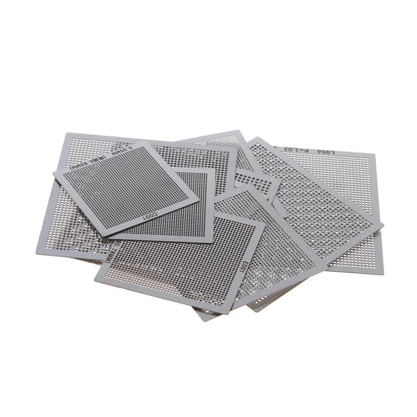 BGA Reballing Universal Stencil Skabelonsæt til reparation af computer-IC-chips