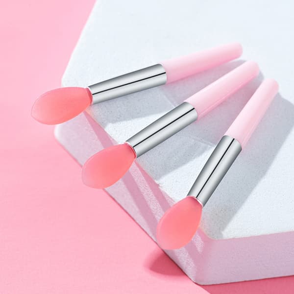 10 stk. silikone læbebørste makeup øjenbryn læbebørster kosmetisk makeupbørste