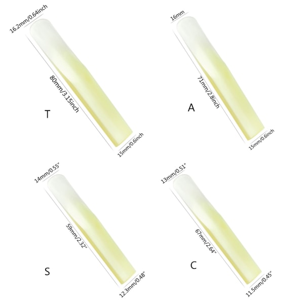 3 st Harts Altsax Saxofonrör Alt bE Saxofonrör Styrka 1,5, 2,0, 2,5 för klarinett, sopran eller altsax Tenor Hardness 1.5