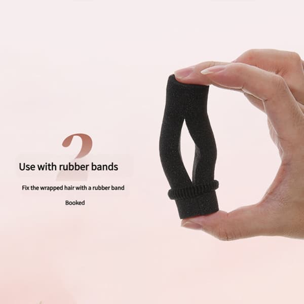 Hurtige styling hårruller Usynlige elastiske kantnet Komfortabelt design