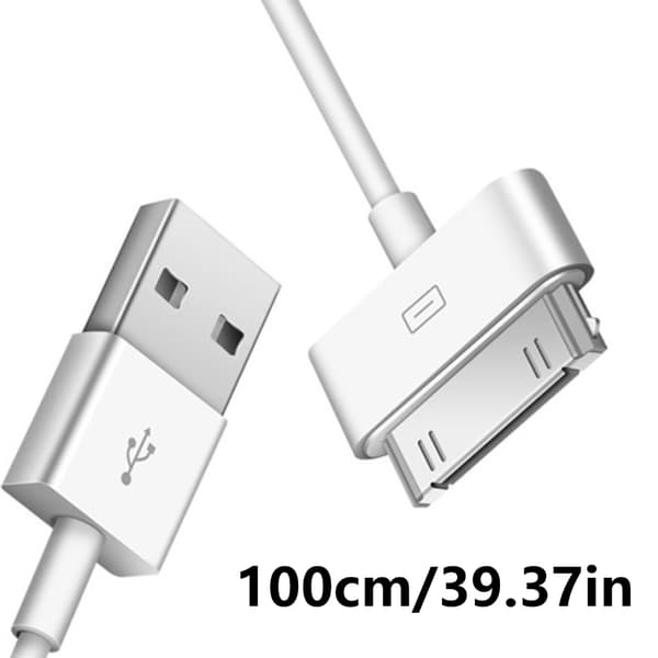 Letvægts 30-bens opladerkabel til Phone 4/4s Pad 1/2/3 strømforsyning datakabel