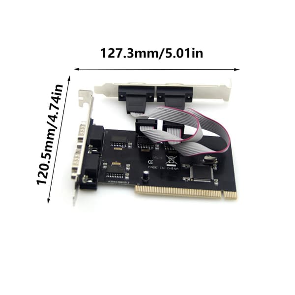 Pcie til 4 serielle porte RS232 industriel kontrol computer udvidelseskort