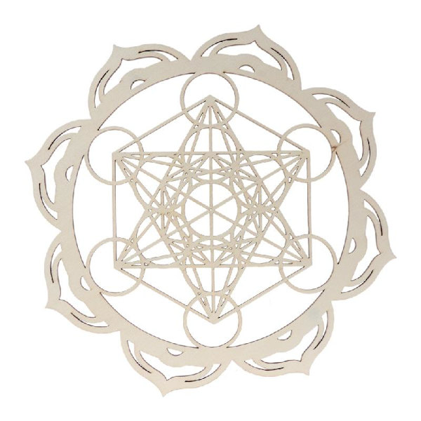 11 tums Meditationsaltare Väggdekor Geometri Väggkonst Helig Träväggdekor Zen Spirituell Gåva för Vardagsrum Sovrum