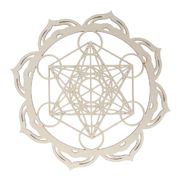 28 cm Meditaatio Alttari Seinäkoriste Geometrinen Seinätaide Pyhä Puinen Seinäkoriste Zen Henkinen Lahja Olohuoneeseen Makuuhuoneeseen