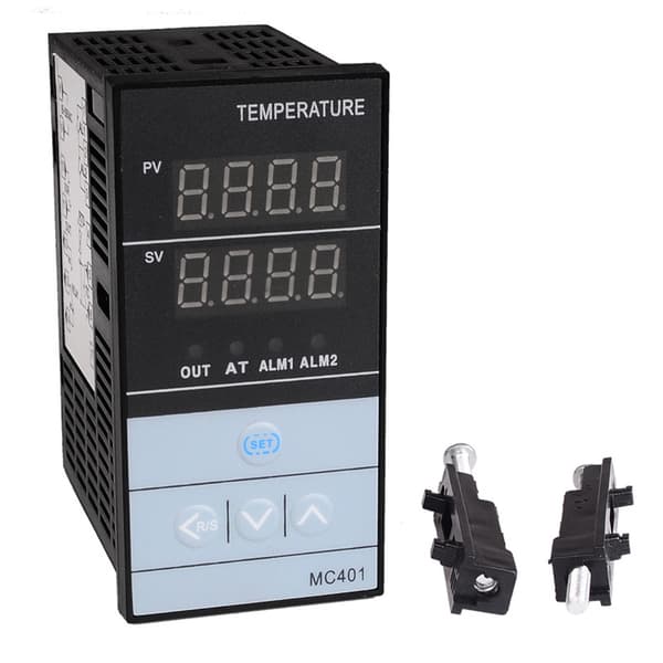 Digital PID temperaturkontroller termostatregulator Pt100 MC401 85-265VAC