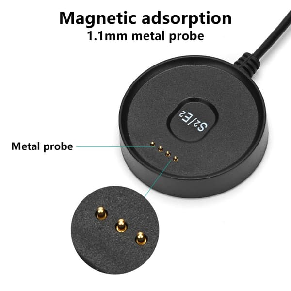 USB-ladekabel for E2 Smartwatch datasynkroniseringskabel