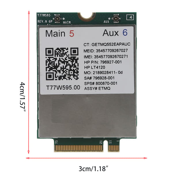 LT4210 trådløs Mini til M.2 Lte 4G WAN-kort T77W595 til hp- EliteBook
