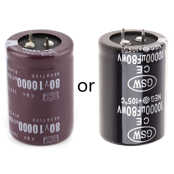 35x50mm 80V 10000uF Elektrolytkondensator Filter Strömkondensator För Ljud Am