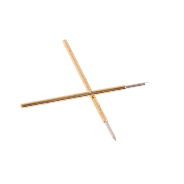 Fjederbelastede testprober Pogo Pin Længde 16mm Diameter 0.5mm 100 Stykker