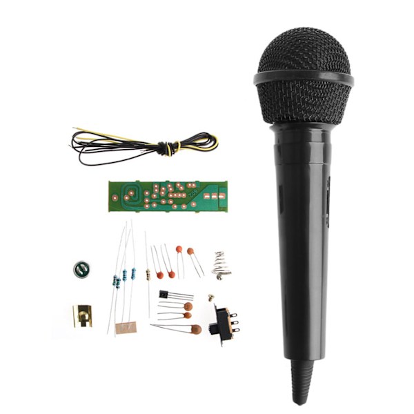 Trådlöst Mikrofon FM Kit Utbildning Elektronik Produktion Delar DIY u007F