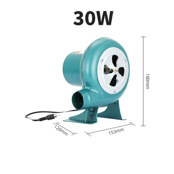 12VDC Elektrisk Smieblåser Kullstarter Røykervifte Multicolor 40 watts