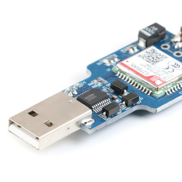 USB till GSM-modulkort Quad-band GSM/GPRS SIM800C SIM800-modul med trådlös Bluetooth-kompatibel 2,4 GHz antenn