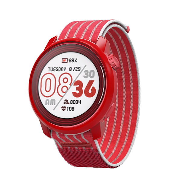 För Coros Pace 3- watch Skyddsfodral Lättvikts anti-scratch hårt hölje Skyddsskal Stötsäkert PC- case cover Red