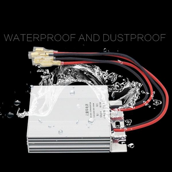 Power DC 12V/24V till DC 6V 10A,6V 15A,6V 20A 60W 90W 120W Vattentät Spänningskonverteringstransformator 15A