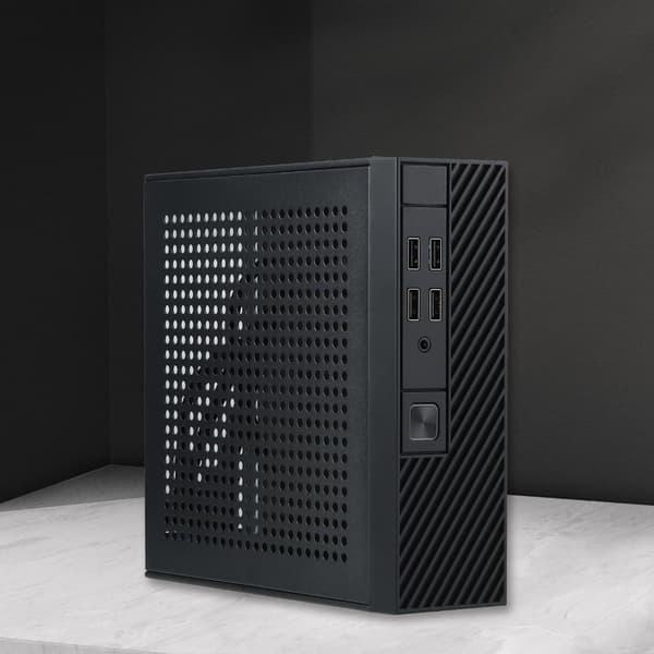 M10 Mini ITX PC-chassi Tower HTPC Litet Chassi Speldatorchassi Server