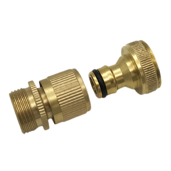 1 Set 3/4'' Mässing Snabbkoppling Trädgårdsslang Vattenkran Adapter Trädgårdsbevattning