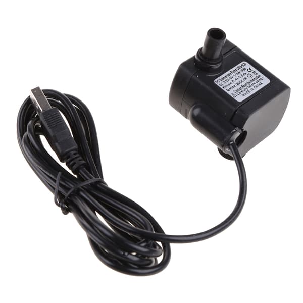 DC3.5V-9V 3W USB Vattenpump, Vattenpump Tyst Minifontän Vattenpump