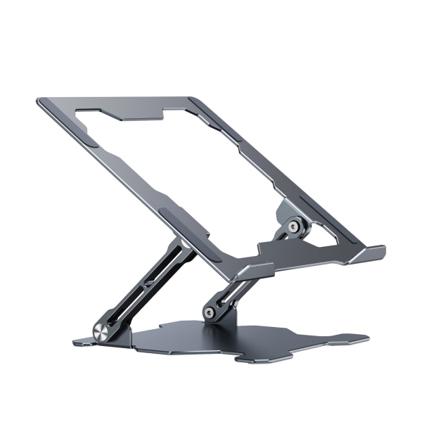 Justerbart Laptopstativ i Aluminium Ergonomisk Multi-Vinkel Skrivebords Laptopholder med Varmeventil for 10-17.3\" Bærbar PC for MacB