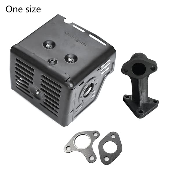 For Gx340 Gx390 motor lyddempermontering med eksosrør Holdbar
