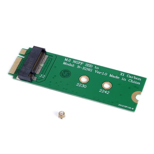 NGFF M.2 SSD til X1 Carbon 6+20 pin SSD adapterkort