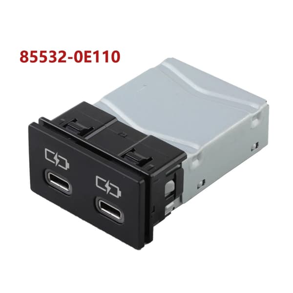 Bil USB-portadapter Erstatning 85532-0E110 855320E110 til 2021-2022