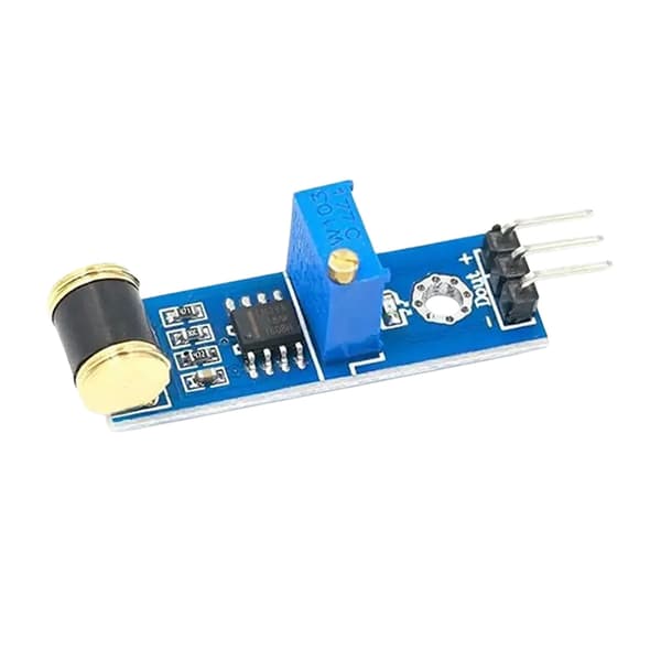 Justerbar känslighet vibrationschocksensor 801S omkopplarmodul justerbar