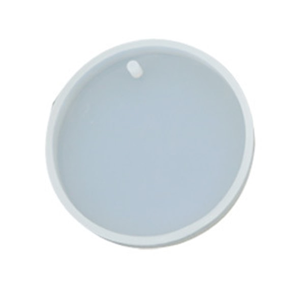 DIY Vedhæng til Nøglering Fremstilling Form UV Resin Dekorative Håndværk Transparent Silikoneform Krystal Epoxyforme med Hul