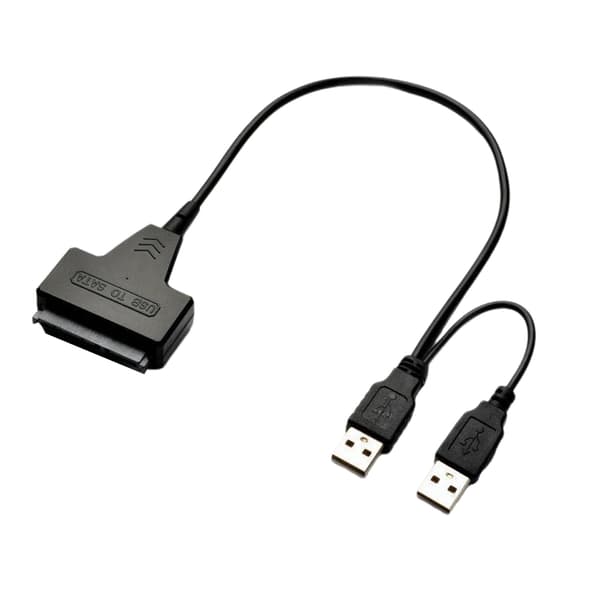 USB 2.0 till SATAIII Hårddiskadapterkabel USB2.0 till SATAs Hårddiskkabel
