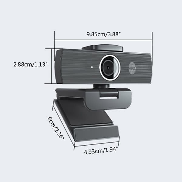 4K Webkamera Mini Kamera Webkamera Med Mikrofon Autofokus Webkamera for PC