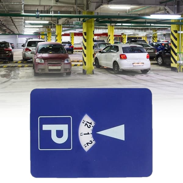 Stødsikker bilparkeringstidstracker med digitalt display og kompakt design