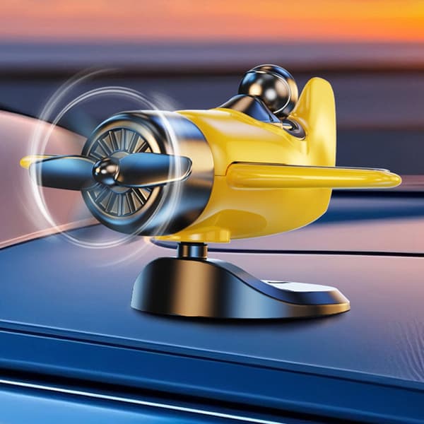 Dynamisk 360 Fly Dashboard Dekorasjon Solcelledrevet for Lang Tur White