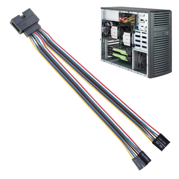 Super Micro Chassis Skjøteledning for Micro Server Chassis Brytere