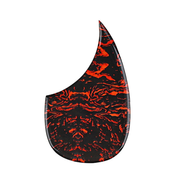 1 stk. Akustisk Folke Guitar Plekterbeskytter Selvklæbende Anti-ridse Sticker Guitar Skjold Beskyttelsesplade Guitar Plekter Beskyttelses Sticker