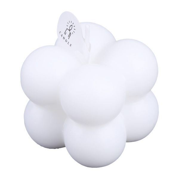 Lille Duftlys Mini Cube Bobleformede Vokslys Aromaterapi