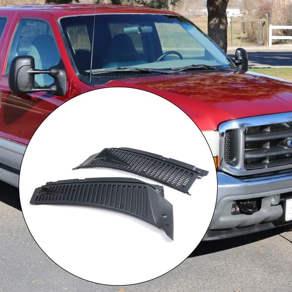 Vindusvisker Ventilasjonsdeksel Grillpanel for 1999-2007 F-450 Excursion