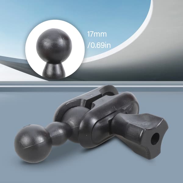 Universal 17mm Kulehode Bilholder Adapter Holder Forlengelsesstang Tilbehør