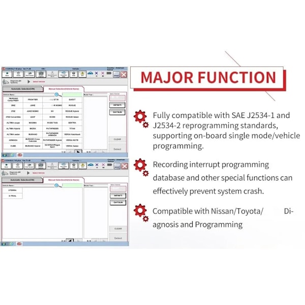 OBD 3 i 1 OBD-skanner med HDDScanner för fordon